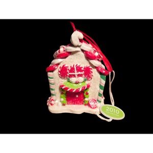 North Pole Trading Co. 2010 Collection Gingerbread House Ornament 4"